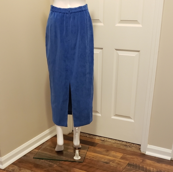 Vintage Miss Dorby 2 pc suit Set Jacket Skirt Size 8 Blue - Picture 4 of 10